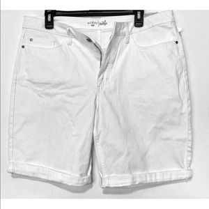 Lee Riders Indigo White Shorts Size 16